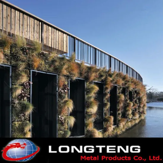 galvanized wire box for plant green wall