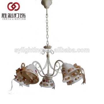 (promotional item 38USD/PCS) ceramic modern russian chandelier light