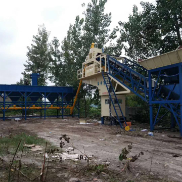 35m3/h ready mix mobile precast concrete batching plant