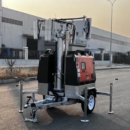 9m Mobile Lighting Tower Diesel LED Light Tower