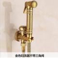Antique Style Toilet Portable Hand Held Spray Faucet Set Muslim Toilet Bidet Brass Shower Shattaf