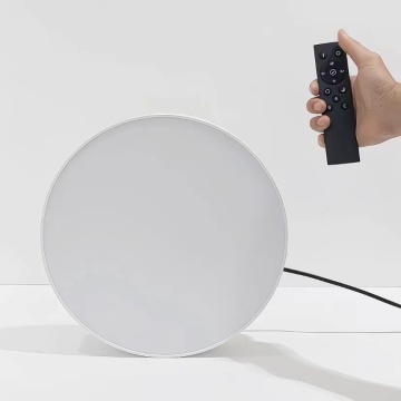 Rumah indoor grosir lampu langit -langit bundar yang dapat diredup dengan pencahayaan 3CCT merdu