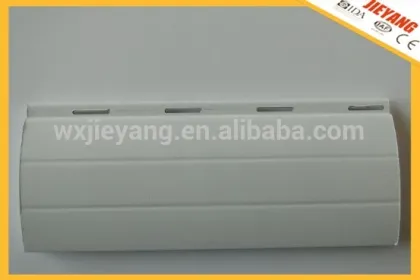 white exterior sun-shade rolling door