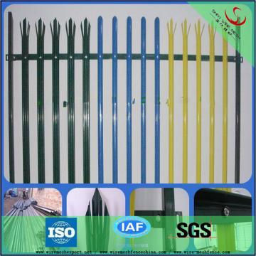 High security  steel palisade fencing for power plant in Europe