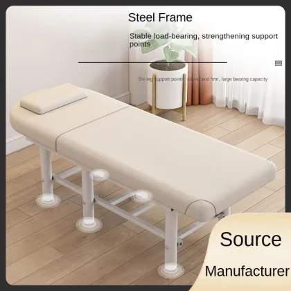 Elegant Beauty Salon: Modern Physiotherapy and Massage Beds for Moxibustion and Eyelash Embroidery