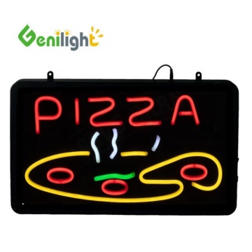 Genilight 22x13 inch Pizza Logo LED Neon Sign