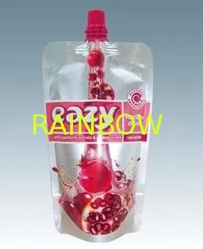 Pet / Al/ny / Pe Stand Up Transparent Spout Pouch Plastic Pouches Packaging