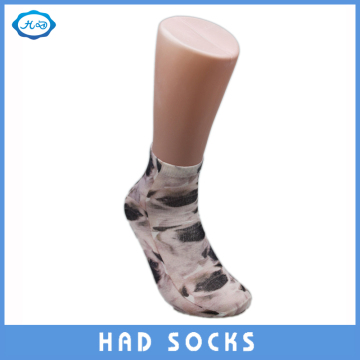 Fancy Cute Dog Nylon Sublimation Print Lady Sock