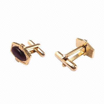 2013 New Style Zinc Alloy Men's Cufflinks, ODM and OEM Designs are Welcome