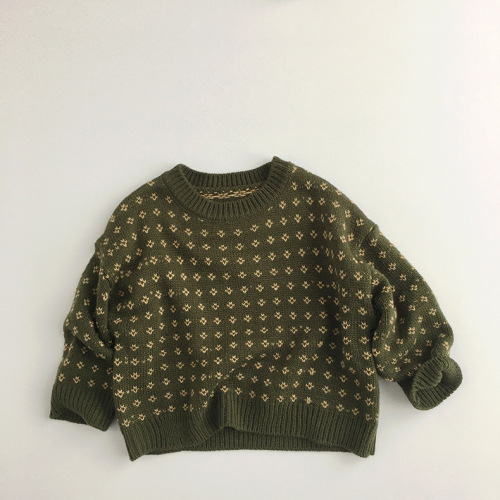 Spring Boys And Girls Pullover Sweater