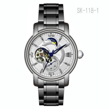 Factory Direct Custom 316 L Stainless Steel Watch Skeleton Automatic Watch