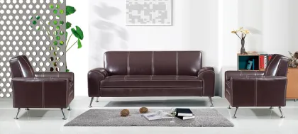 Leather Office Sofa Set, Cheap Office Sofa, Office Reception Sofa