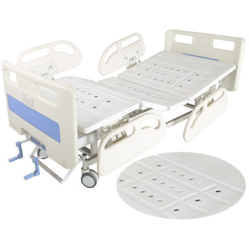 2 engkol manual peralatan hopsital asjustable bed