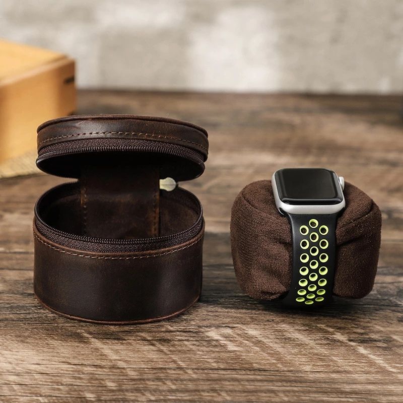 Retro Single Watch Case for Travel and Storage