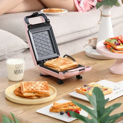 Multifunctional Breakfast Maker: Toast, Sandwich, Waffle Machine