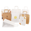 Logo-printed Recyclable Kraft Paper Bag