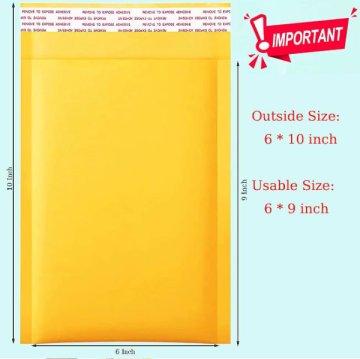 Premium Box Packaging Paper Combined with Bubble Bags