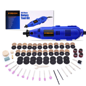 PHALANX 135W Rotary Tool Kit: 6 Variable Speeds, 8000-33000RPM, 101-Piece Accessory Set with Flexible Shaft