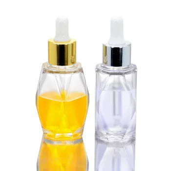 Luxury cosmetic dropper thick wall bottle essential oil PETG bottle
