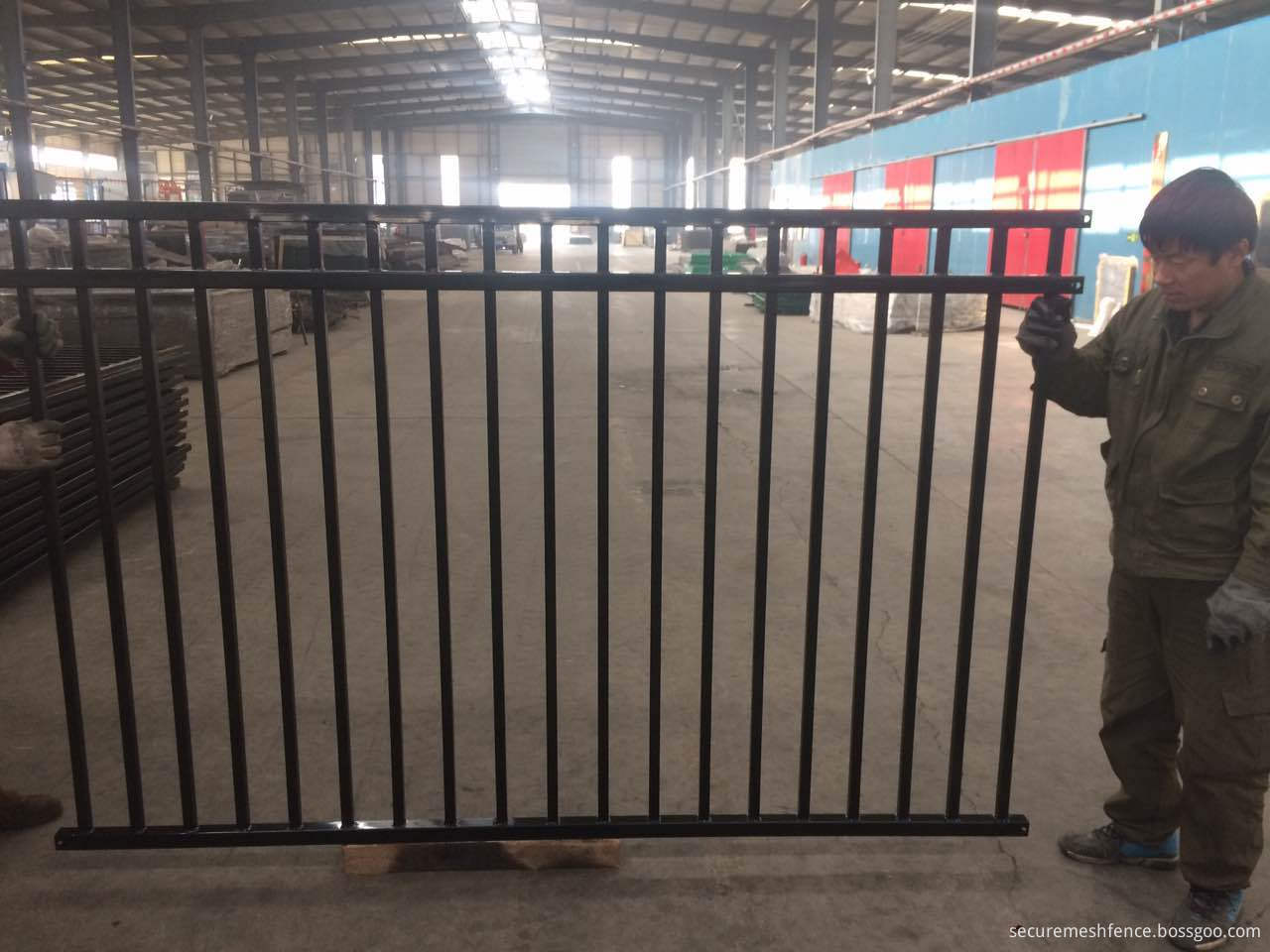 steel railing fence