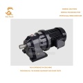 Cylindrical spiral internal planetary gear reducer