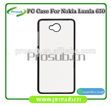 sublimation heat transfer plastic blank diy cell phone case cover skin for Prosub-Nokia lumia 650