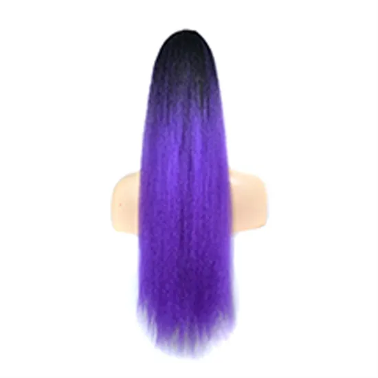 Wholesale Natural Indian Virgin Cheveux Afro Kinky Curly Hair Ponytails Real Drawstring Ponytail Hair Synthetic Extensions
