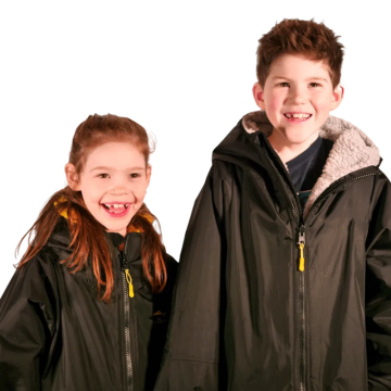 Sustainable Wetsuit Changing Robe kids waterproof changing coat drying poncho Manufactory