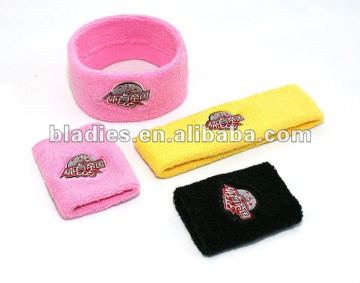 cotton emboridery sweatband