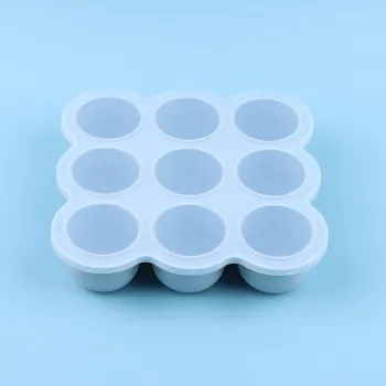 BPA Free Portable Silicone Cube Molds with Lid - Large Food Grade Trays