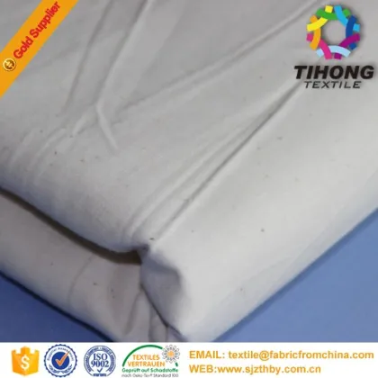 2016 hotsale grey polished cotton textile in fabric