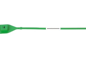 Asset, Facility, Window Nylon Green Plastic Security Seals For Supermarket 31254