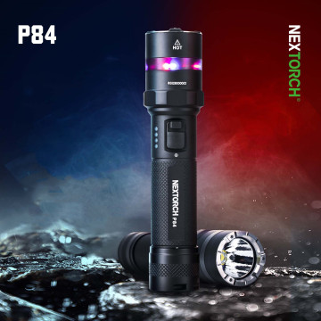 P84 3000 Lumen Lampe de poche tactique stroboscopique rechargeable - Nextorch