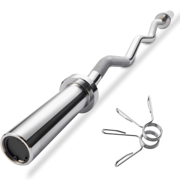 Dinuo Wholesale: 1.2m Gym Fitness Strength Training Barbell Bar with 2 Bearings