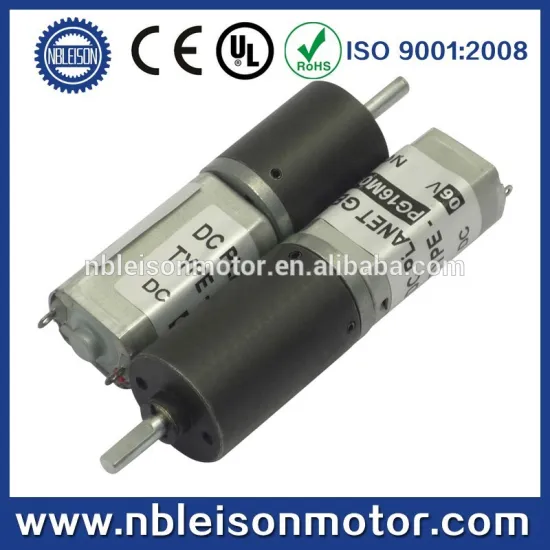 16mm 6v 12v small planetary geared dc motor