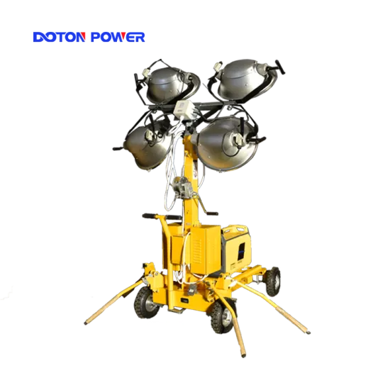 Towable Metal Halide Lighting Tower For Emergency