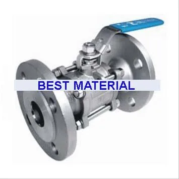 Full port ball valve flange end PN16/PN40,3pc ball valve