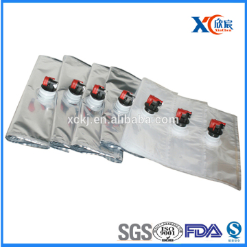 Accept customized durable laminated plastic liquid bag
