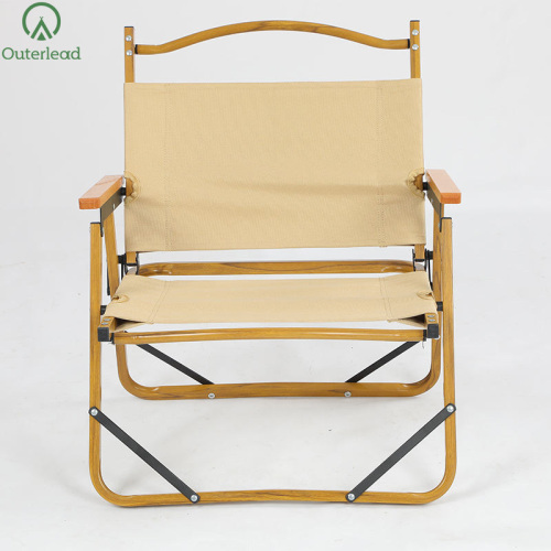 double camping chair Adjustable Folding High Back Padded Lawn Chair Supplier