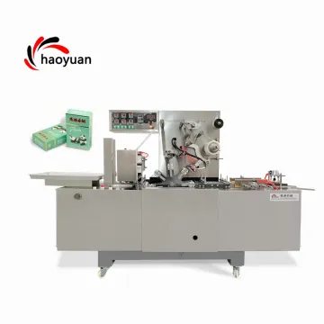 Dimensional Transparent Film Packaging Machine for HY-350 Cosmetics Box