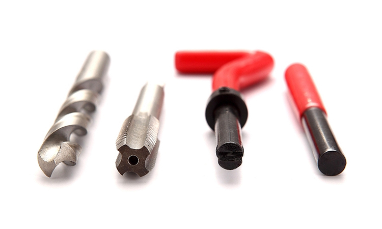 Tool kit heli coil thread repair kit Wire thread insert supporting tools