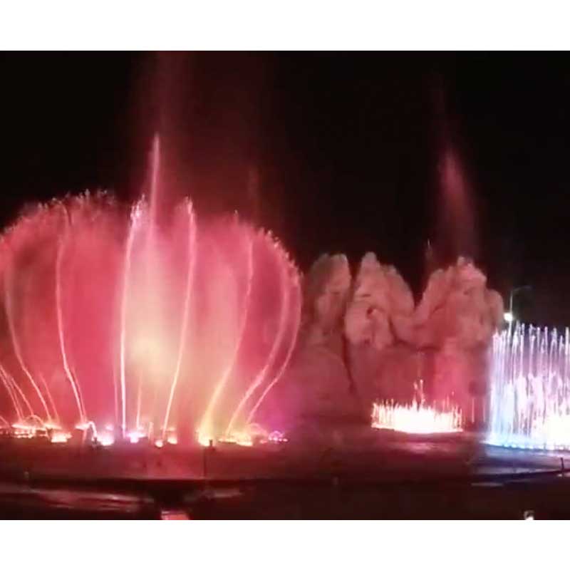 Small Music Fountain Laser Show