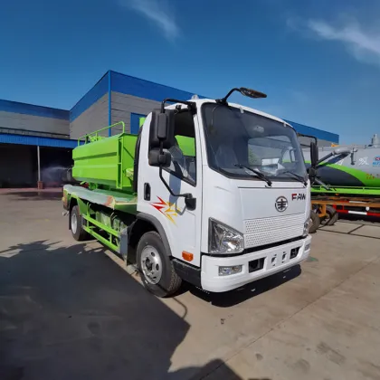 FAW 5cbm Cleaning Sewage Suction Truck