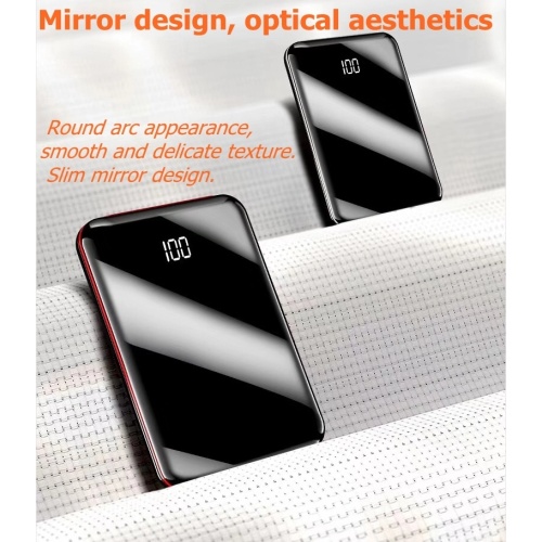 Mini portable 10000mAh cell phone power bank