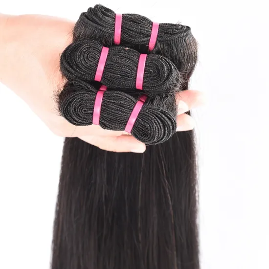 Peruvian Hair Grade 12a Straight Hair Double Drawn Straight Extension Human