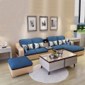 L-Shape Leather Upholstery Right Chaise Sectional Sofa