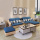 L-Shape Leather Upholstery Right Chaise Sectional Sofa