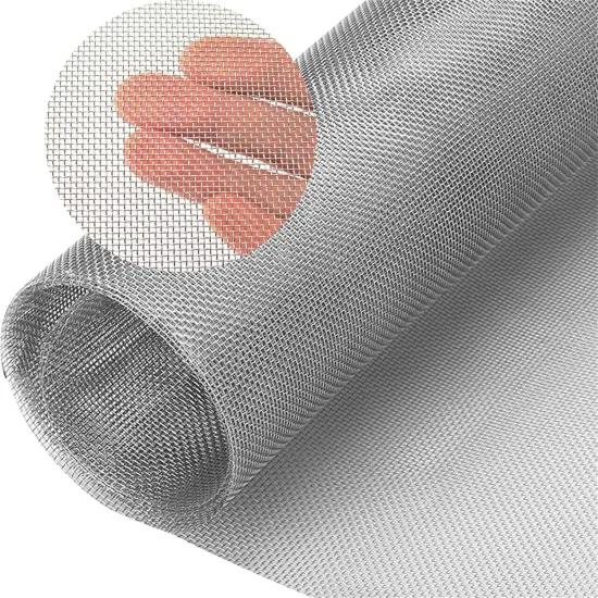 Heat Resistant Nickel Wire Mesh Screen CR20Ni80 150-160 Micron for Environmental Engineering