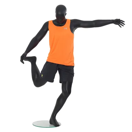 Full Body Football Pose Male Athletic Mannequins