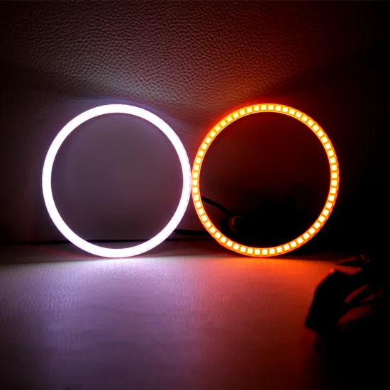 50-180mm Universal SK6812 RGB Chasing Halo LED Angel Eyes for Car Headlights